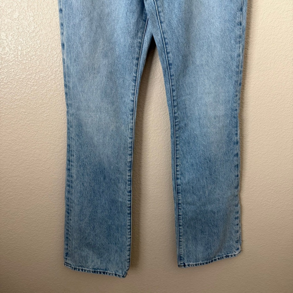 Frame Jeans Size 23 Le Super High Mini Boot Rossum 1Year Light Wash Denim Cotton - Picture 5 of 12